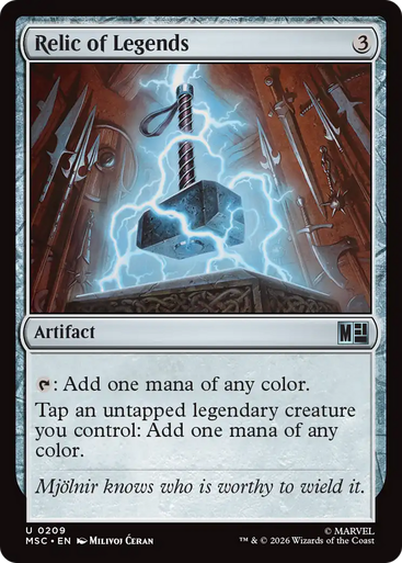Relic of Legends (Surge Foil) | Marvel Super Heroes Commander、Magic: The Gathering、kayou