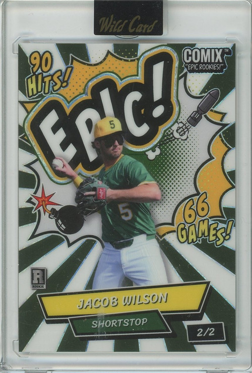MLB 2025 Wild Card Comix Epic Rookies! 2/2 Epic! Jacob Wilson Rookie、ToyWiz、kayou