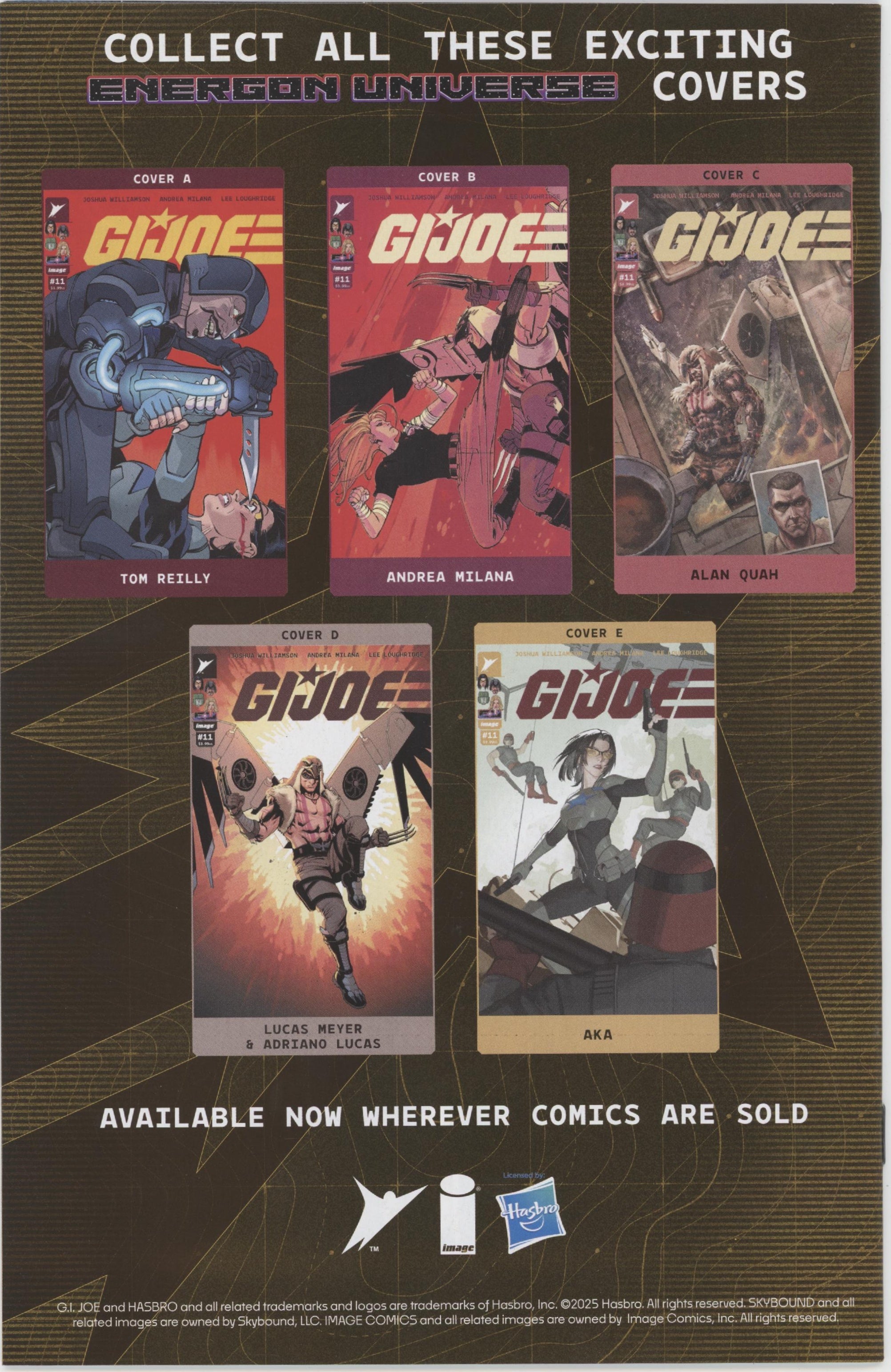 G.I. Joe #11 Cover C 1 in 10 Alan Quah Connecting Variant、Image Comics、kayou