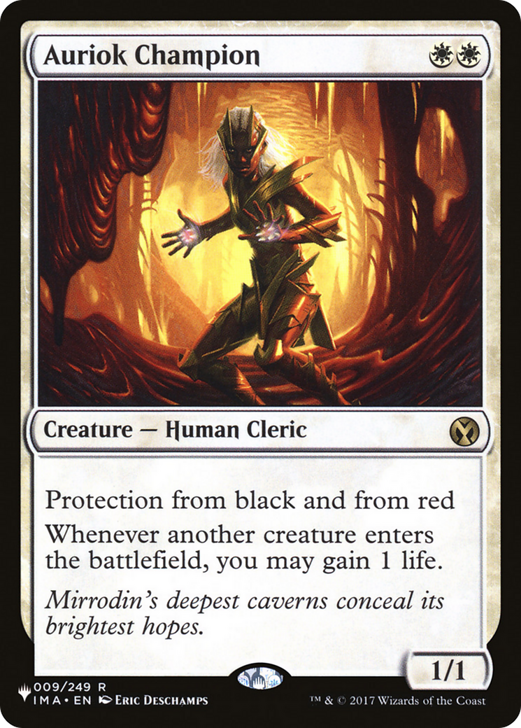 Auriok Champion (LIST-009/249) - The List、Wizards of the Coast、kayou