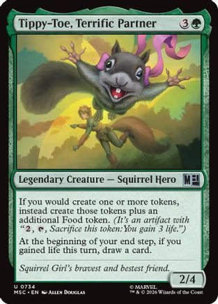Tippy-Toe, Terrific Partner (MSC-734) - Commander: Marvel Super Heroes、Wizards of the Coast、kayou