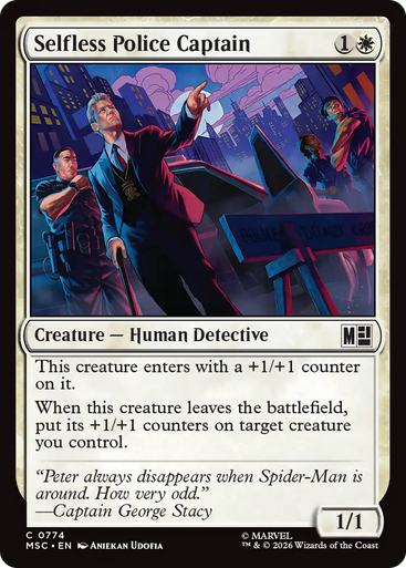 Selfless Police Captain (Foil) | Marvel Super Heroes Commander、Magic: The Gathering、kayou