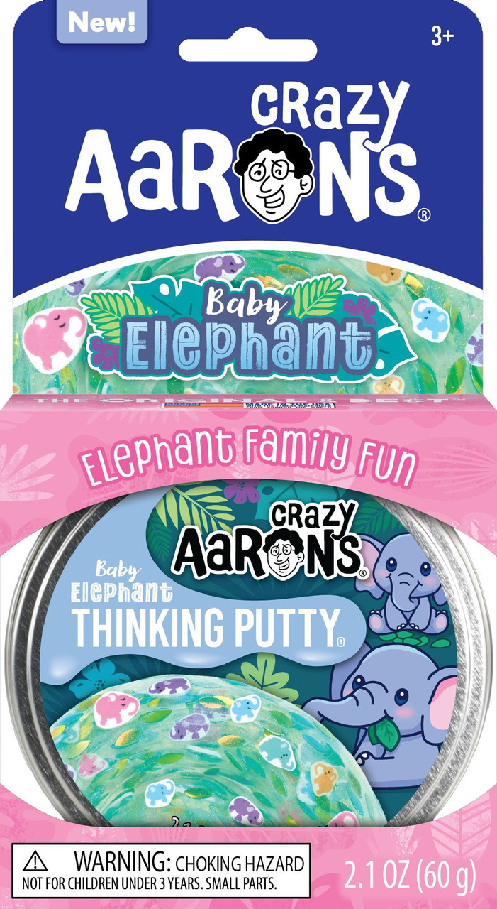 Thinking Putty Baby Elephant 4-Inch Full Size Putty、ToyWiz、kayou