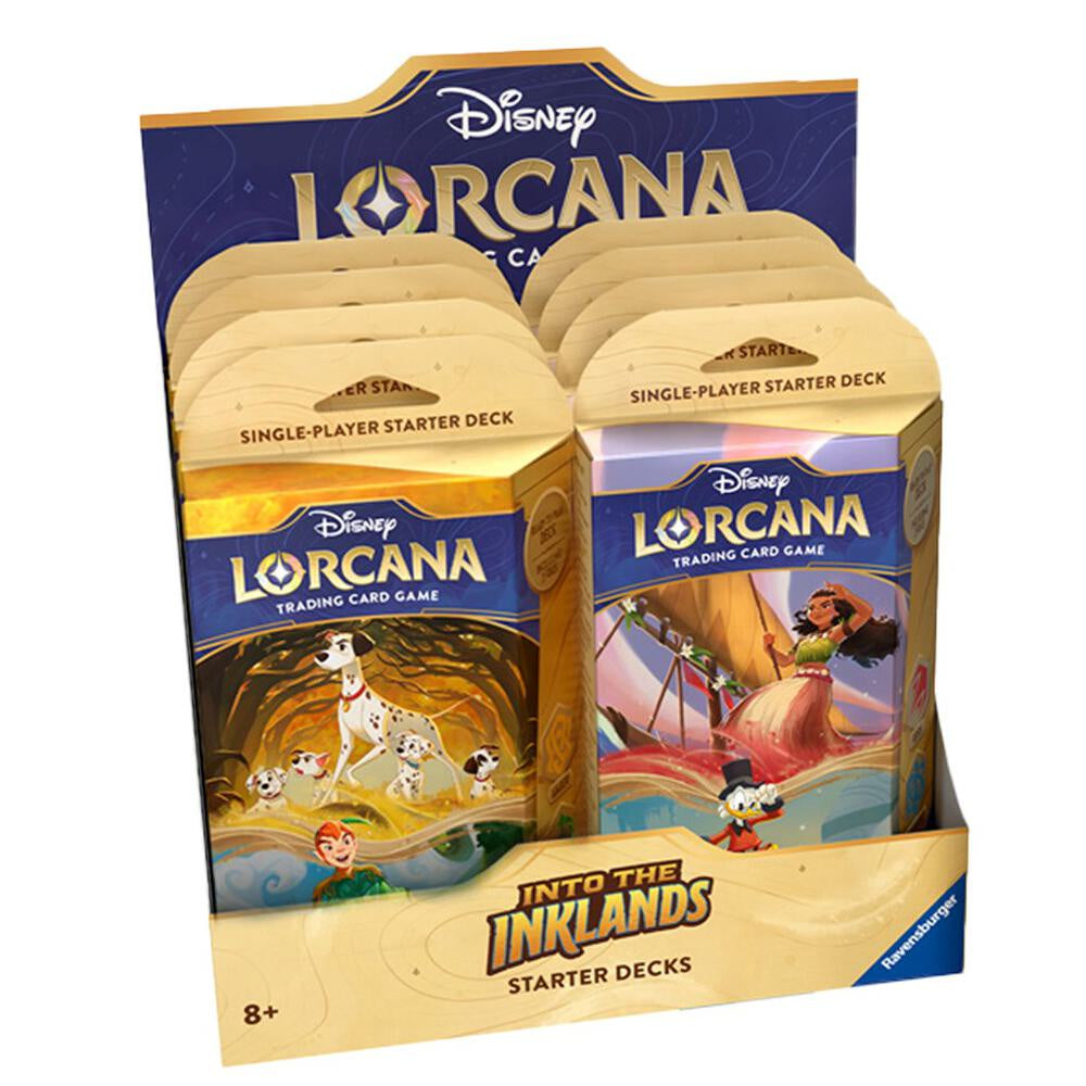 Disney Lorcana: Into the Inklands Starter Deck Display 8 Decks、Lorcana、kayou