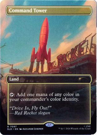 Command Tower (7097) (SLD-7097) - Secret Lair Drop Series Foil、Wizards of the Coast、kayou