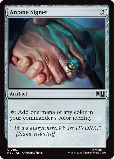 Arcane Signet (#193) (Surge Foil) | Marvel Super Heroes Commander、Magic: The Gathering、kayou