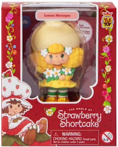 Strawberry Shortcake CheeBee Lemon Meringue 2.5-Inch Mini Figure with Flowers、ToyWiz、kayou