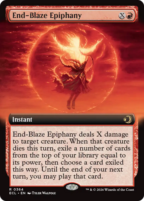 End-Blaze Epiphany (Extended Art Foil) | Lorwyn Eclipsed、Magic: The Gathering、kayou