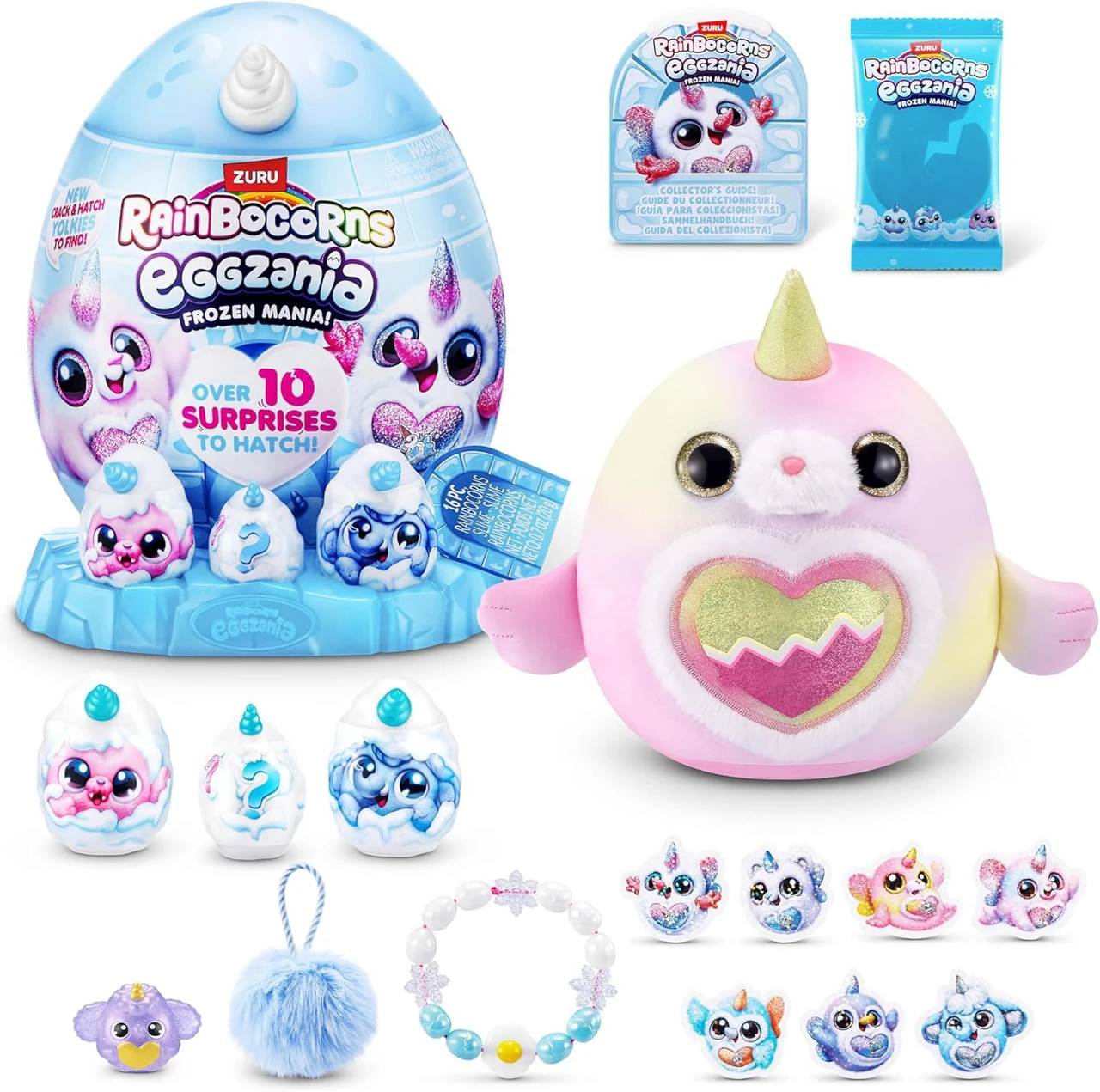 Rainbocorns Eggzania Frozen Mania! Walrus Mystery Egg Plush 10 Surprises!、ToyWiz、kayou