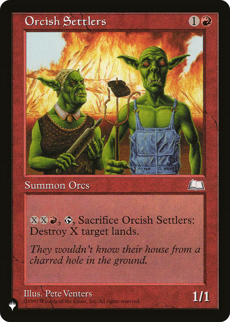 Orcish Settlers (LIST-) - The List、Wizards of the Coast、kayou