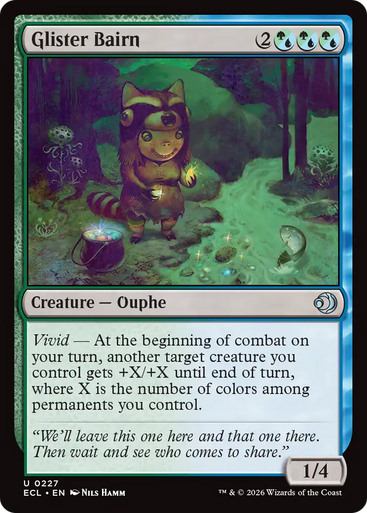 Glister Bairn (Foil) | Lorwyn Eclipsed、Magic: The Gathering、kayou