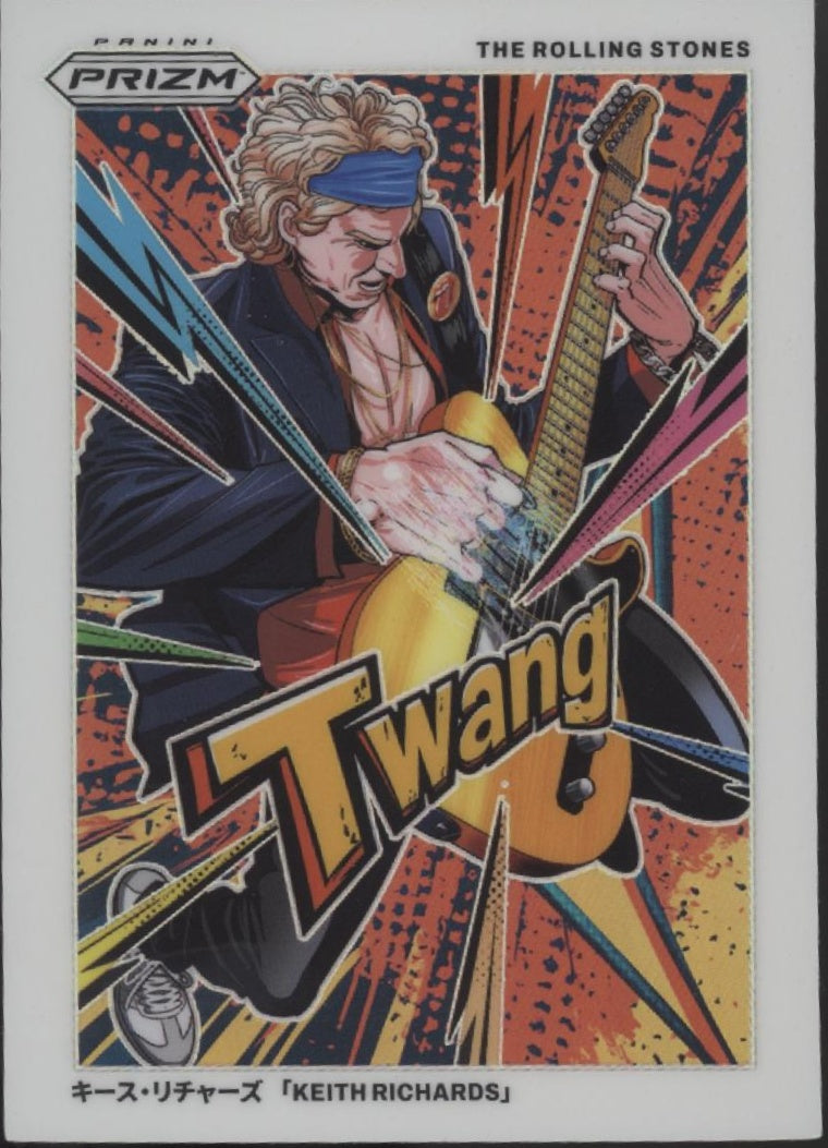 Keith Richards 2025 Panini Prizm The Rolling Stones Twang Prizm #2、Collector Store LLC、kayou