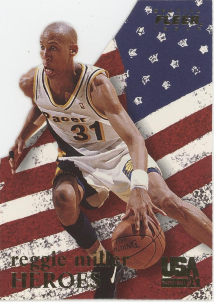 Reggie Miller 1996 Fleer Special Issue Die-Cut #4、Collector Store LLC、kayou