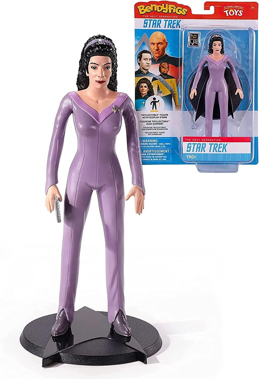 Star Trek The Next Generation Bendyfigs Troi Bendable Figure、ToyWiz、kayou