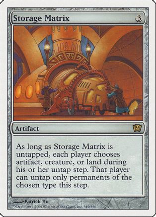 Storage Matrix (9ED-310) - 9th Edition Foil、Wizards of the Coast、kayou