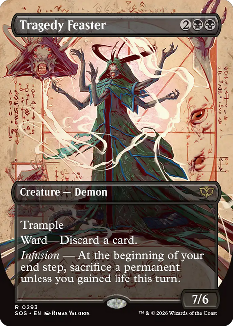 Tragedy Feaster (Borderless Field Notes) | Secrets of Strixhaven、Magic: The Gathering、kayou