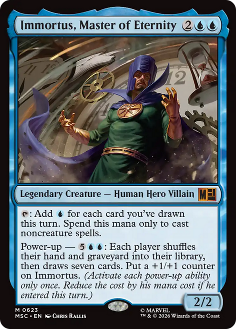 Immortus, Master of Eternity (Foil) | Marvel Super Heroes Commander、Magic: The Gathering、kayou