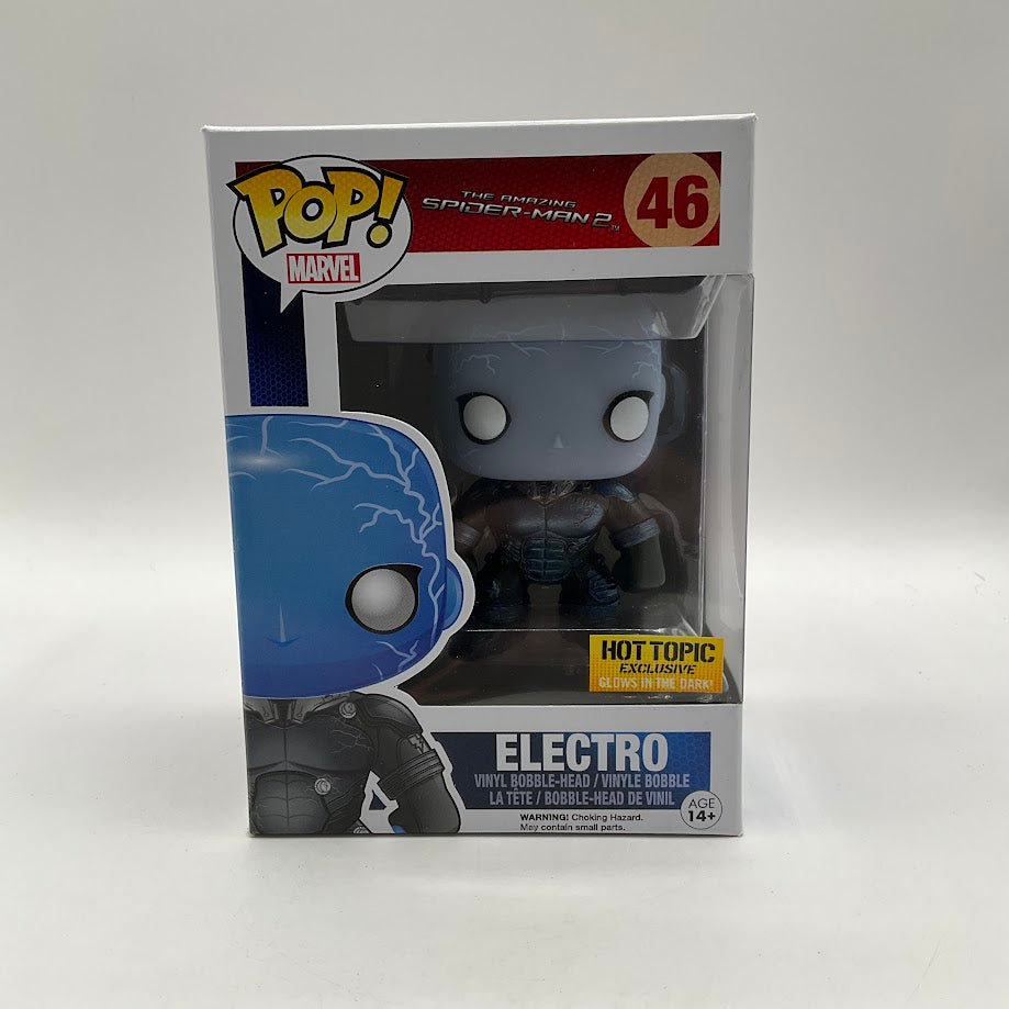 Electro Funko Pop! The Amazing Spider-Man 2 #46 GITD Hot Topic Exclusive、Funko、kayou