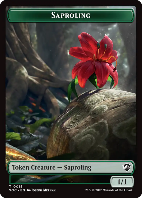 Secrets of Strixhaven Commander - Saproling Token | Secrets of Strixhaven Commander、Magic: The Gathering、kayou
