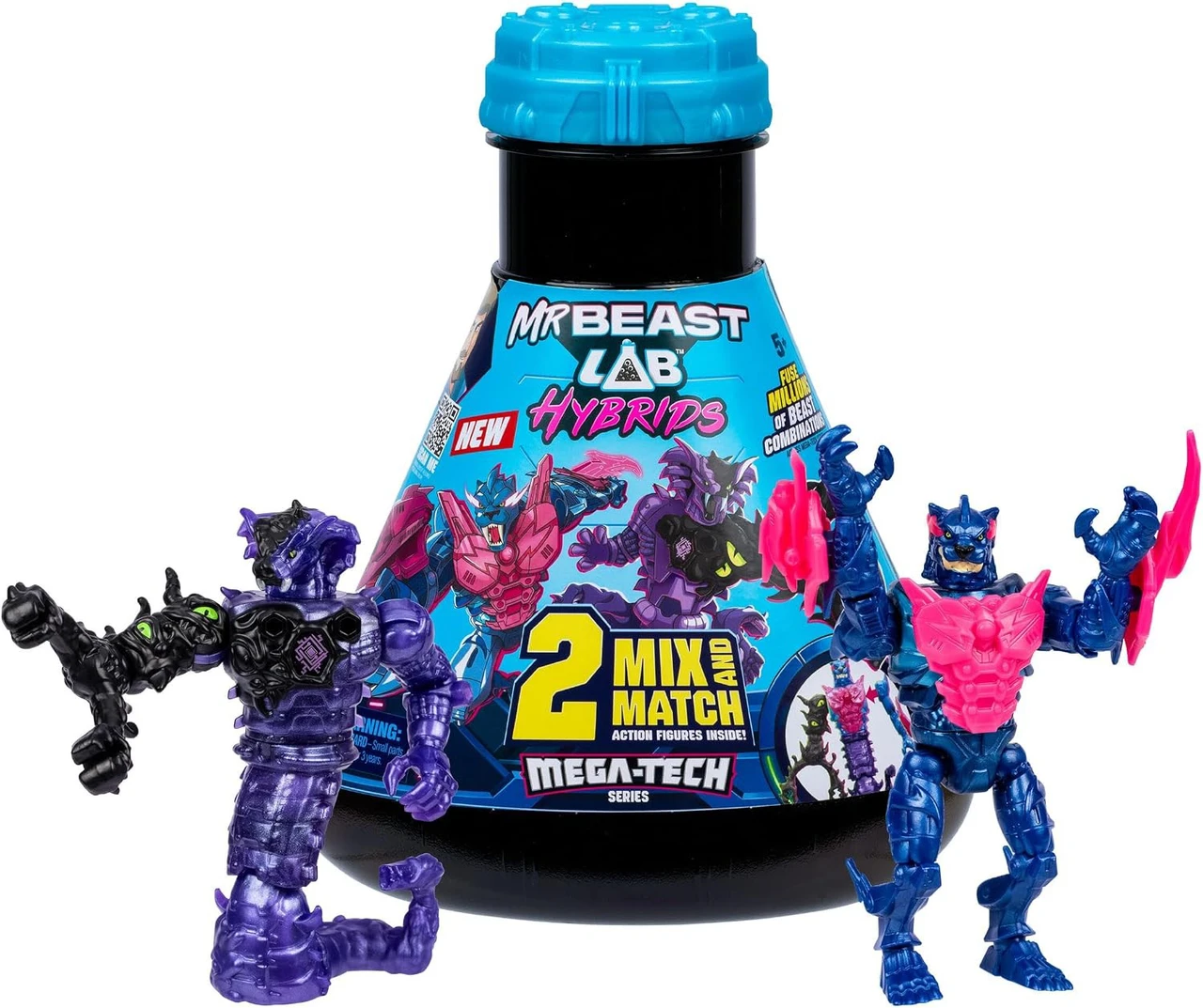 MrBeast Lab Hybrids Mega-Tech PLASMA ARMOR PANTHAR & SHADOWCOIL Mystery 2-Pack 2 Mix & Match Figures、ToyWiz、kayou