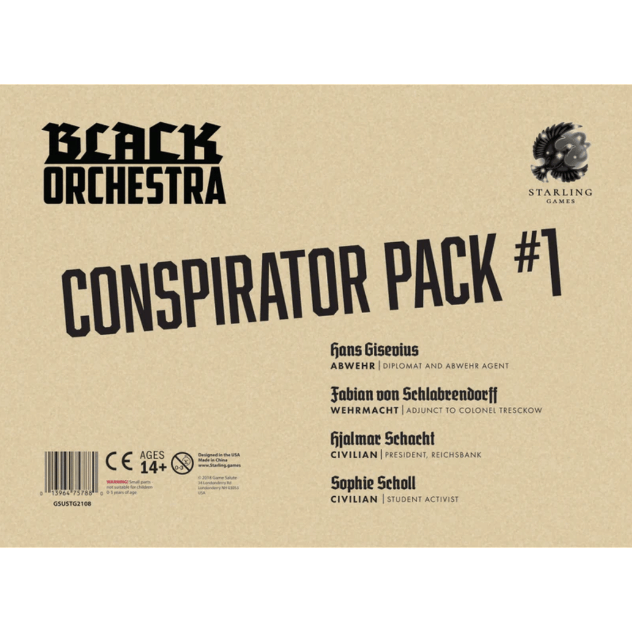 Black Orchestra: Conspirator Pack #1 Expansion、Tycoon Games、kayou