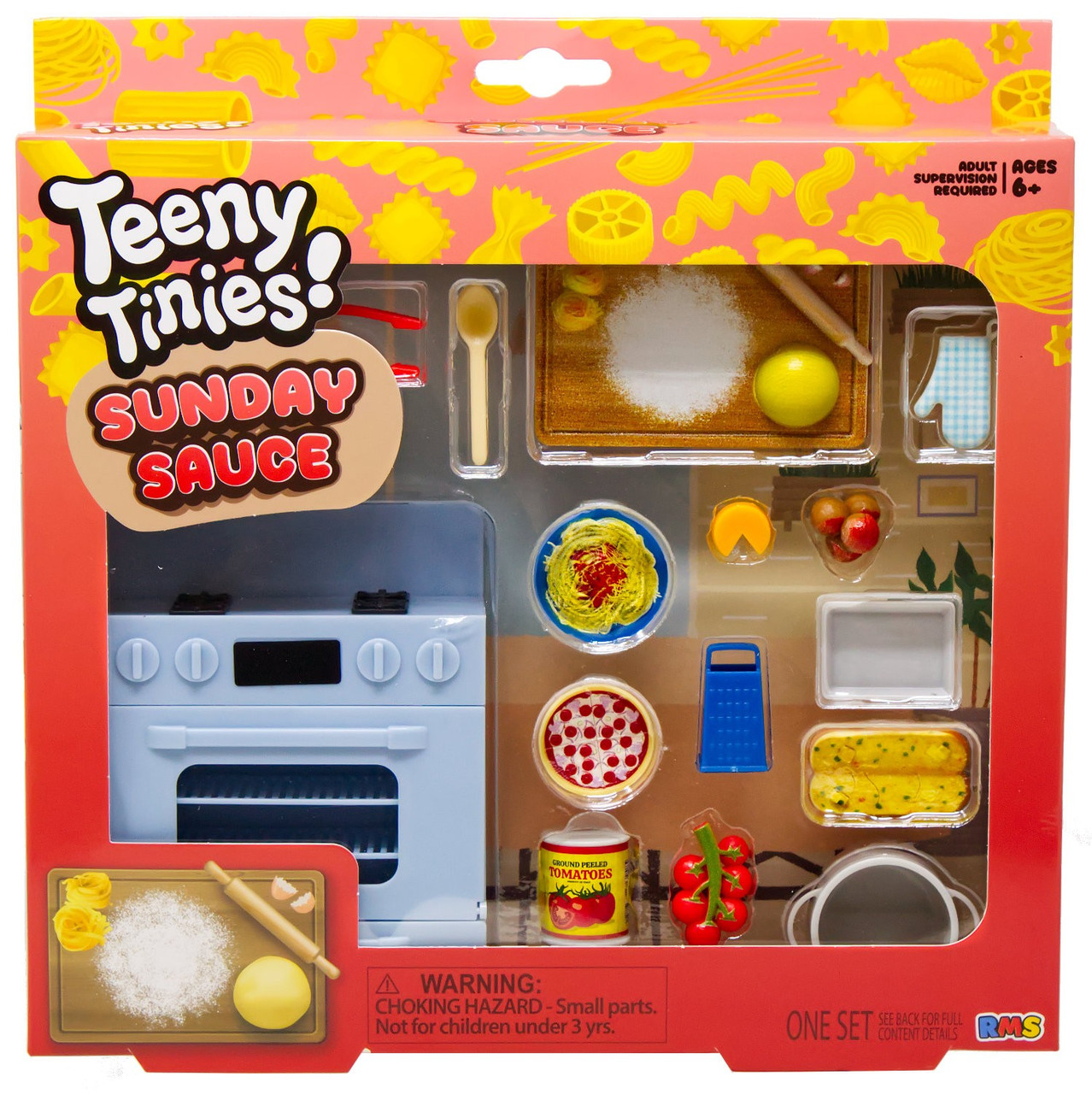 Teeny Tinies! Sunday Sauce Playset 15 Pieces、ToyWiz、kayou