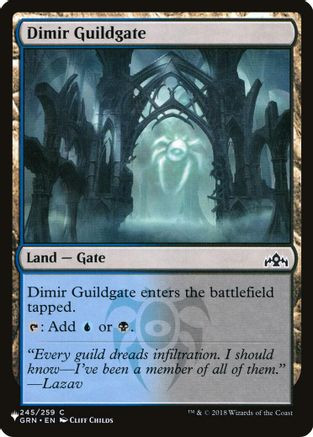 Dimir Guildgate (LIST-245/259) - The List Reprints、Wizards of the Coast、kayou