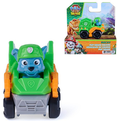 Paw Patrol The Dino Movie Pup Squad Racer Rocky Vehicle、ToyWiz、kayou