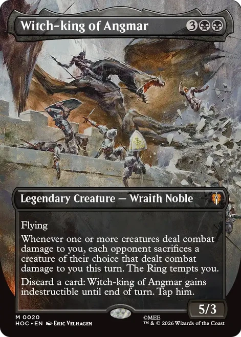 Witch-king of Angmar (Borderless Art) | The Hobbit Commander、Magic: The Gathering、kayou