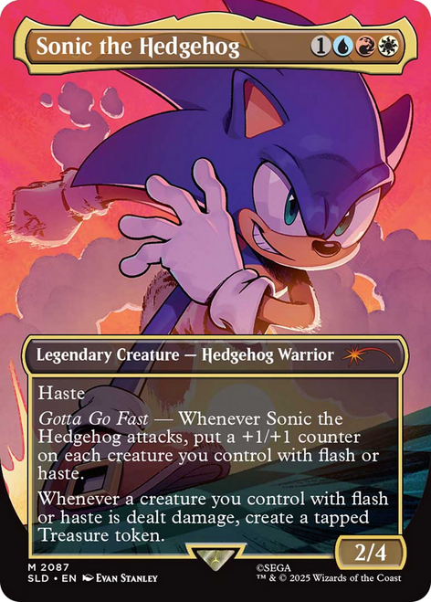 Sonic the Hedgehog (Foil) (Secret Lair - Sonic: Friends & Foes) | Secret Lair Drops、Magic: The Gathering、kayou