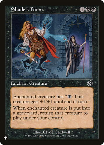 Shade's Form (LIST-81/143) - The List、Wizards of the Coast、kayou
