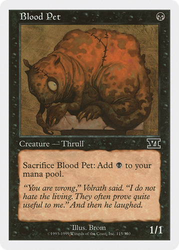Blood Pet - Classic Sixth Edition (MP)、Wizards of the Coast、kayou