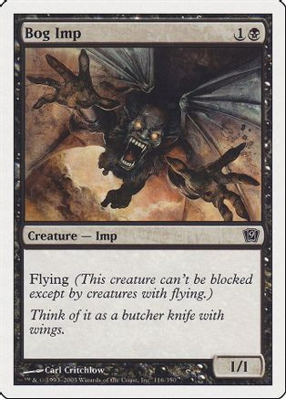 Bog Imp (9ED-116) - 9th Edition、Wizards of the Coast、kayou