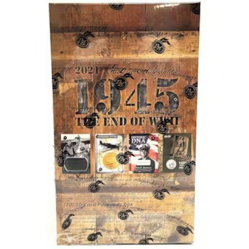 American History 2021 Historic Autographs 1945 The End of WWII Trading Card Box 20 Packs、ToyWiz、kayou