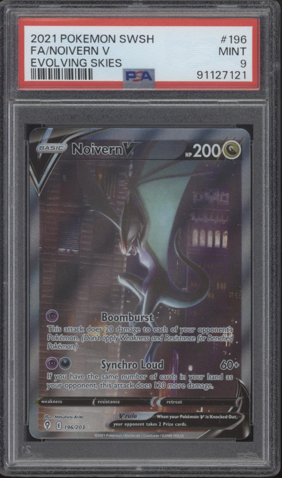 Noivern V Pokemon Evolving Skies Full Art #196 PSA 9、Collector Store LLC Gaming、kayou