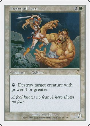 Intrepid Hero (7ED-022) - 7th Edition、Wizards of the Coast、kayou