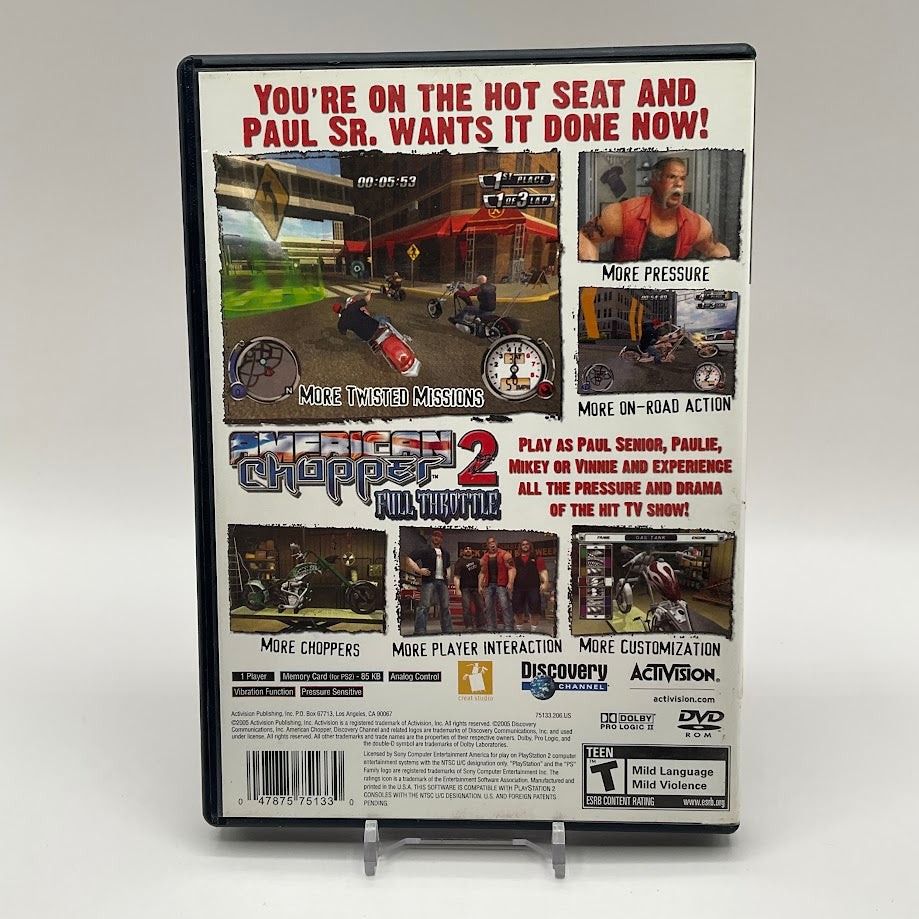 American Chopper 2 Full Throttle Playstation 2 Used #1、Collector Store LLC - VG、kayou