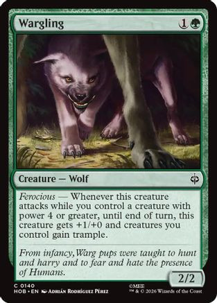 Wargling (HOB-140) - The Hobbit Foil、Wizards of the Coast、kayou