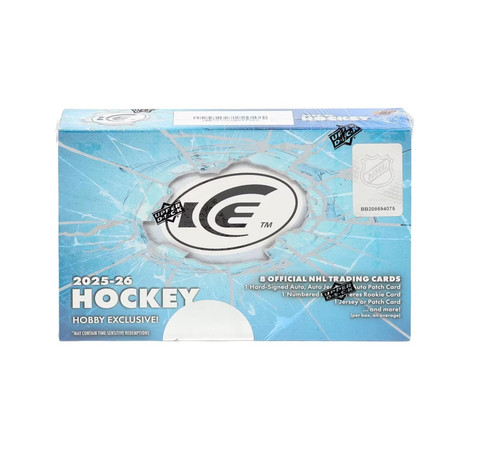 NHL Upper Deck 2025-26 Ice Hockey Trading Card HOBBY Box 8 Cards、ToyWiz、kayou