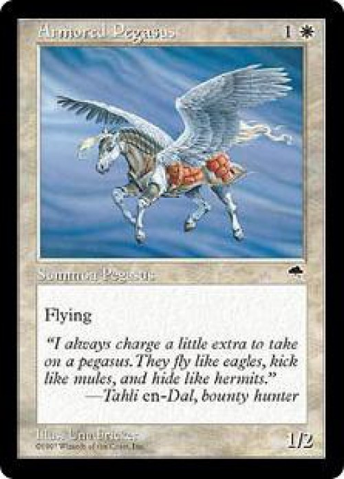 MtG Tempest Common Armored Pegasus #5 Lightly Played、ToyWiz、kayou
