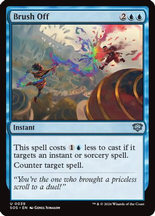 Brush Off (SOS-039) - Secrets of Strixhaven、Wizards of the Coast、kayou