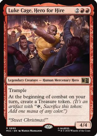 Luke Cage, Hero for Hire (MSC-696) - Commander: Marvel Super Heroes、Wizards of the Coast、kayou