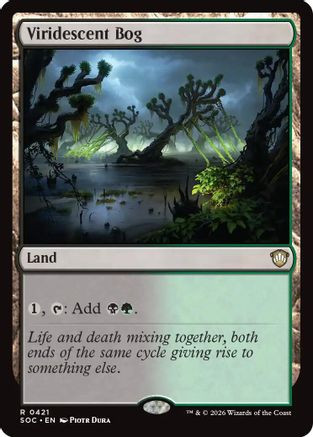 Viridescent Bog (SOC-421) - Commander: Secrets of Strixhaven、Wizards of the Coast、kayou