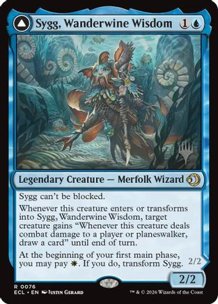Sygg, Wanderwine Wisdom (PPECL-076) - Promo Pack: Lorwyn Eclipsed Foil、Wizards of the Coast、kayou