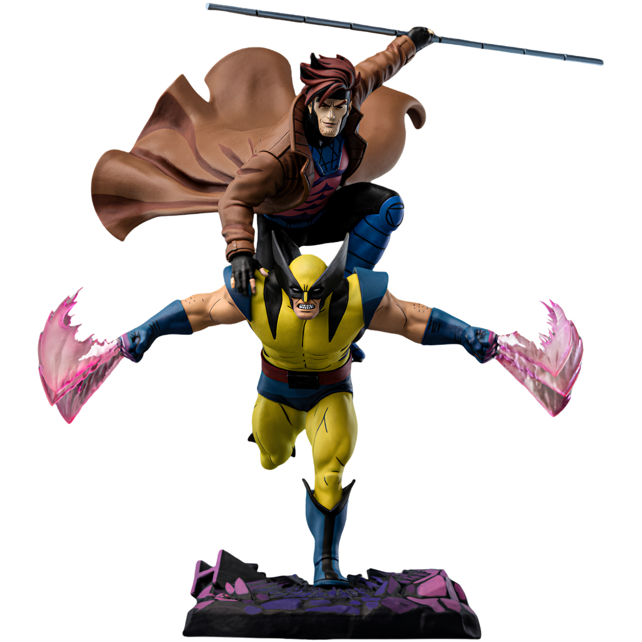 Marvel Comics: Gambit & Wolverine (X-Men '97) MARCAS112924-10 - Art Scale 1/10 Statue、Iron Studios、kayou