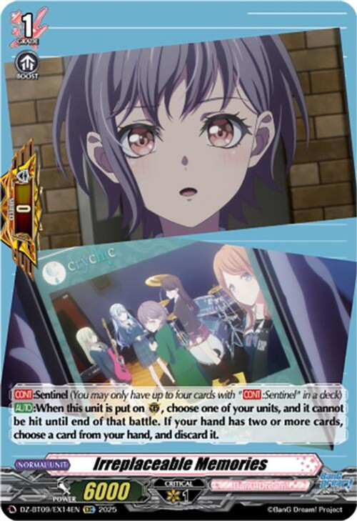 Cardfight Vanguard Trading Card Game Super Brave Detonation EXC Irreplaceable Memories DZ-BT09/EX14EN、ToyWiz、kayou