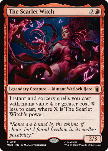 The Scarlet Witch (Foil) | Marvel Super Heroes、Magic: The Gathering、kayou