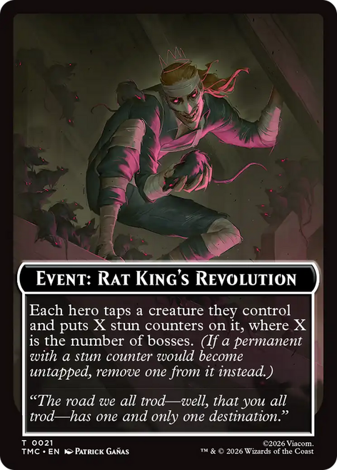 Teenage Mutant Ninja Turtles Commander - Event: Rat King's Evolution | Teenage Mutant Ninja Turtles Eternal、Magic: The Gathering、kayou