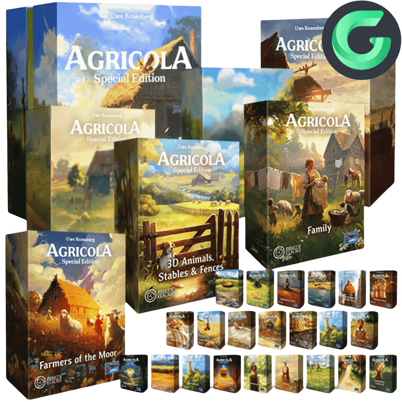 Agricola: Special Edition - Grand Homestead Pledge (Gamefound) (PREORDER)、AWAKEN REALMS、kayou