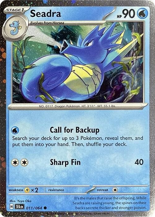Pokemon Trading Card Game Shrouded Fable Cosmos Holo Seadra #11、ToyWiz、kayou